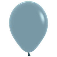 Sempertex Pastel Dusk Blue 12" Latex Balloons 50pk