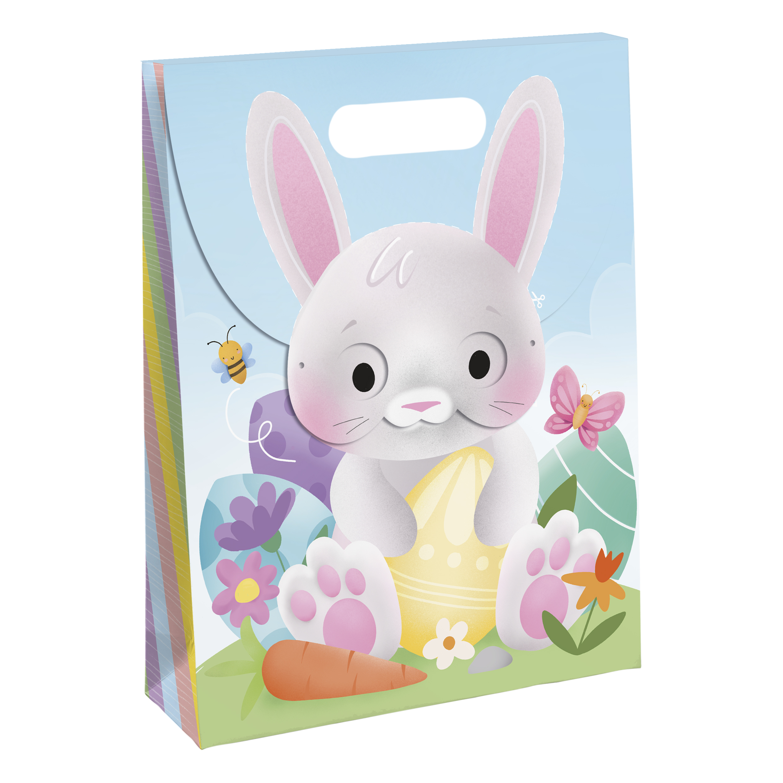 Eurowrap 12 Pack Gift Bag Bunny Face Large