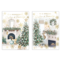 Poppyhill C50 Christmas Sister & Family 12pk
