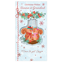 Prelude 6 Pack Cards C55 Christmas Nanna & Grandad