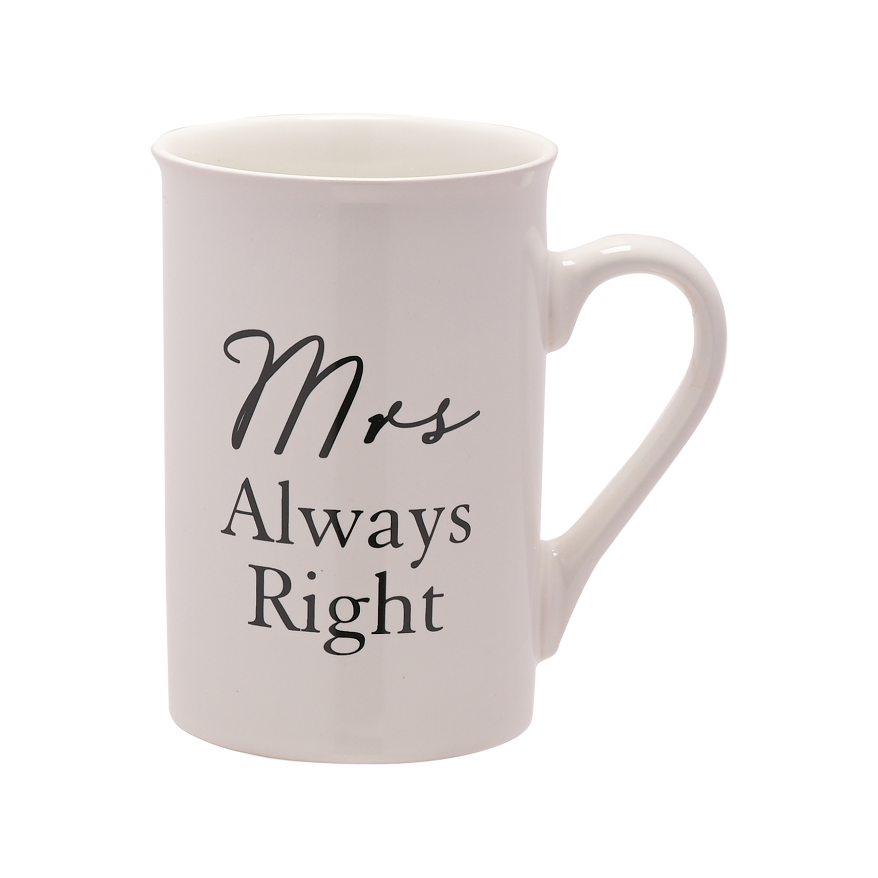 Amore 2 Pack Mugs Mr Right/Mrs Always Right