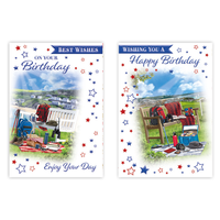 Poppyhill 12 Pack Cards C50 Birthday Open