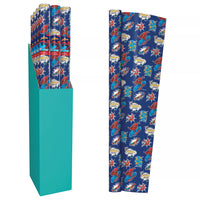 IG Design Group Spider-Man 2M rollwrap with comic book-style Spider-Man design, perfect for gift wrapping.