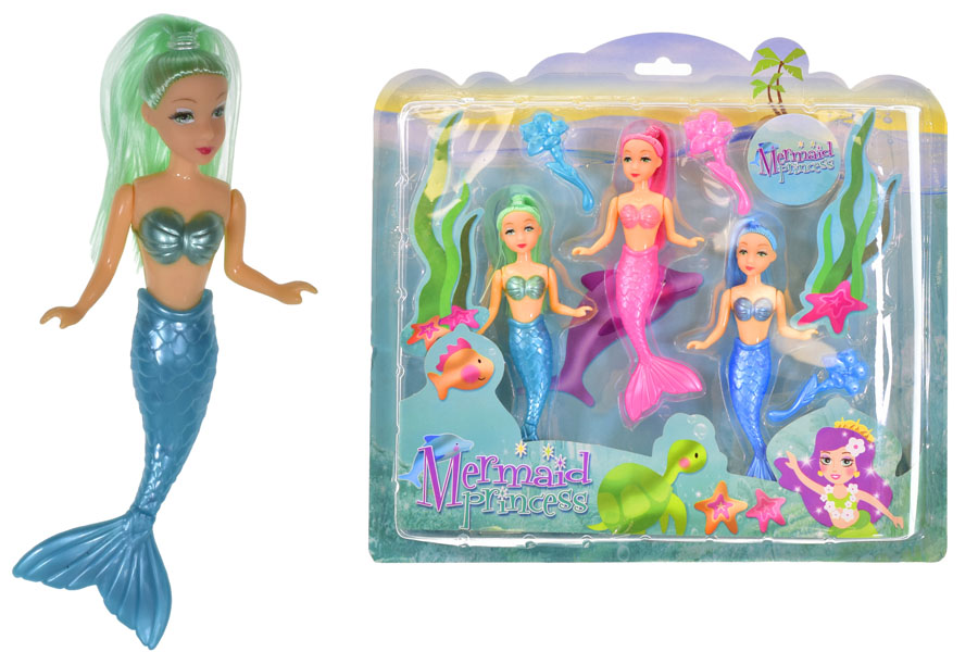 Kandy Toys Mermaid Playset 3pcs