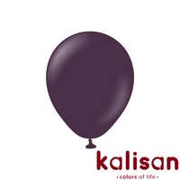 Kalisan Standard Plum 12" Latex Balloons 100pk