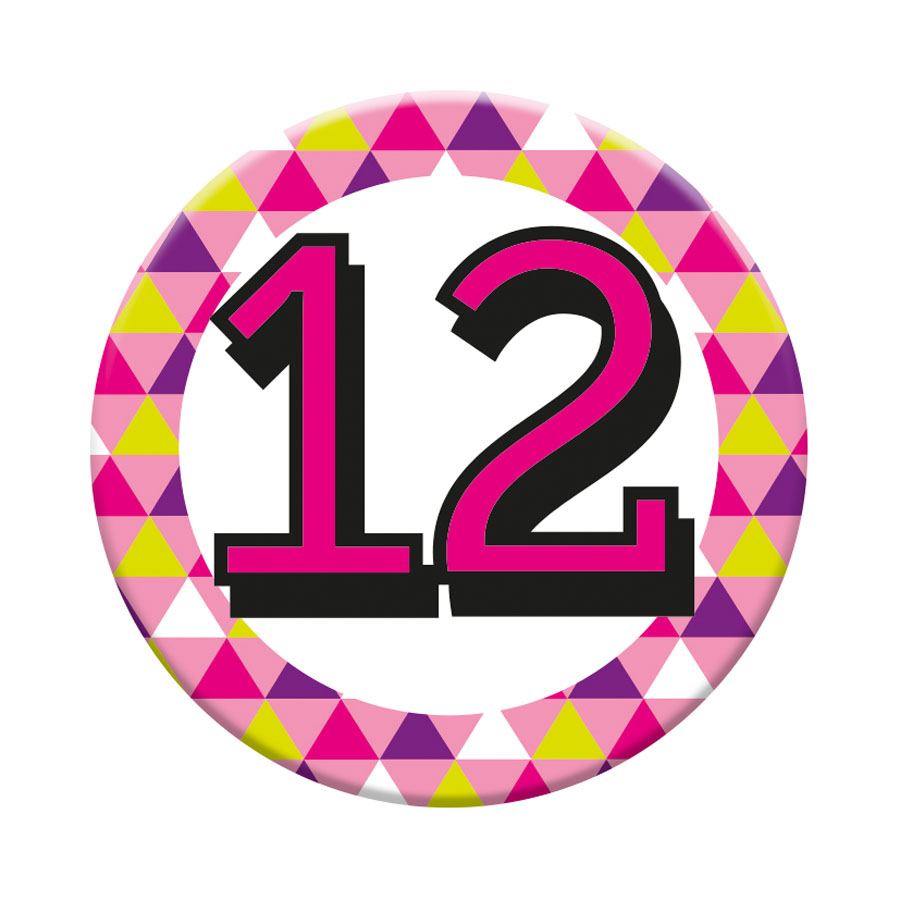 Small Badges Age 12 Female 6pk