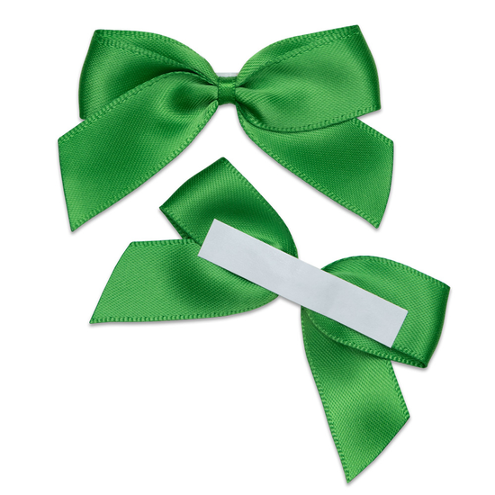 Ribbon Bows Emerald Green 5cm 12pk