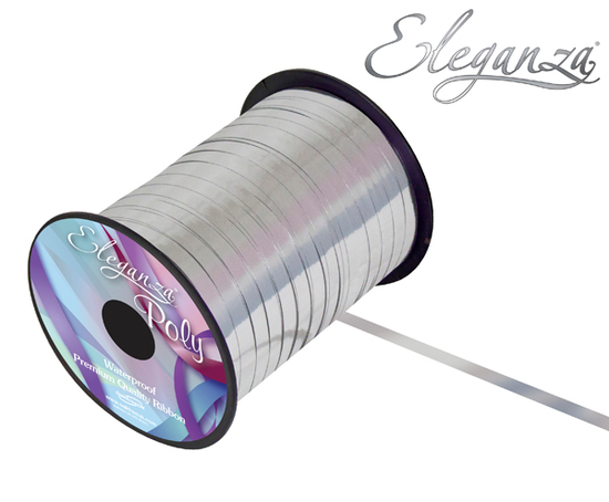 Eleganza Ribbon Metallic Silver 5mm x 250yds