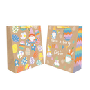 Tallon 12 Pack Gift Bag Easter Kraft Medium