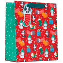 Partisan 6 Pack Gift Bag Xmas Kittens Medium