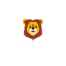 Lion Animal Head 14" Mini Shape Foil Balloon
