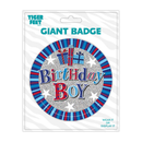 Big Badges Birthday Boy Presents 6pk