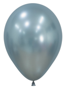 Sempertex Silk Arctic Blue 12" Latex Balloons 50pk