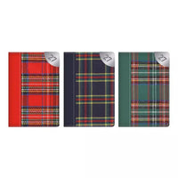 Diary Pocket WTV Tartan Fabric 2027 18pk