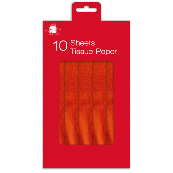 IG Design Group 10 Sheet Tissue Paper Icon/Red