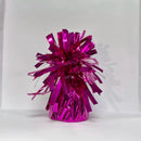Magenta Tiger Feet balloon weight, 170g, for securing balloons at parties, with a playful tiger paw design and sturdy base
