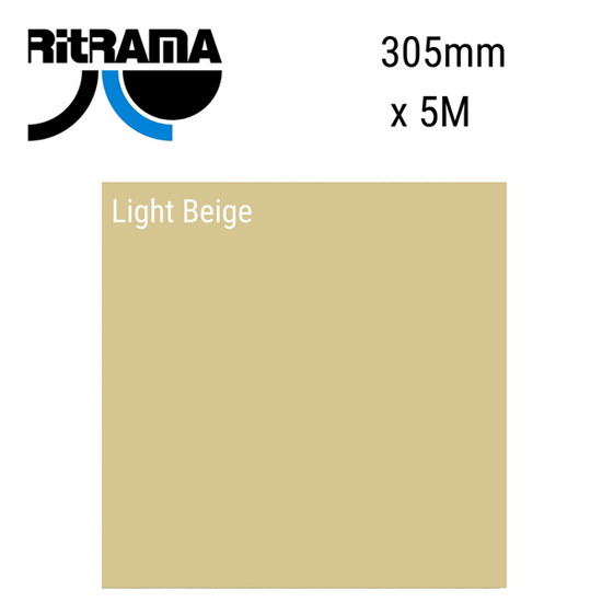 Ritrama Vinyl Optimum Gloss Lt Beige 305mm x 5m