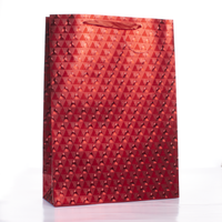 Gift Bag Red Holographic Extra Large 6pk