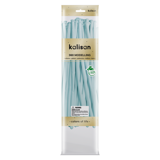 Kalisan 360 Nozzle Up Latex Macaron Baby Blue 50pk