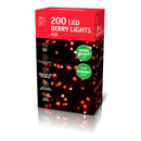Uncle Bills 200 Pack LED Lights Berry Red