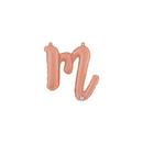 Grabo Foil Balloon Rose Gold 14" Letter M