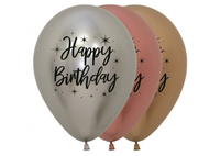 Sempertex Birthday Raidant Reflex 12" Latex 25pk