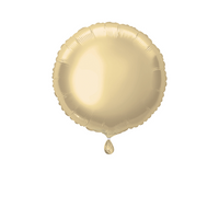 Unique Foil Balloon Gold Round 18