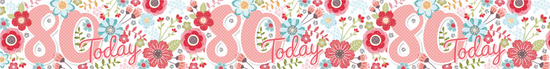 Age 80 Birthday Female Banner 2.6M 6pk