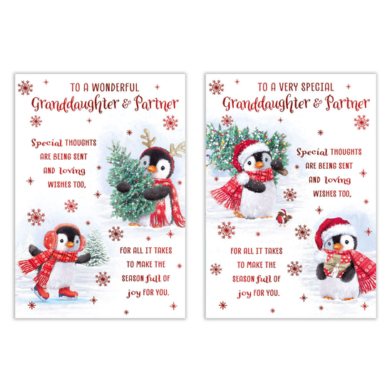 Poppyhill C50 Christmas Granddaughter & Part 12pk