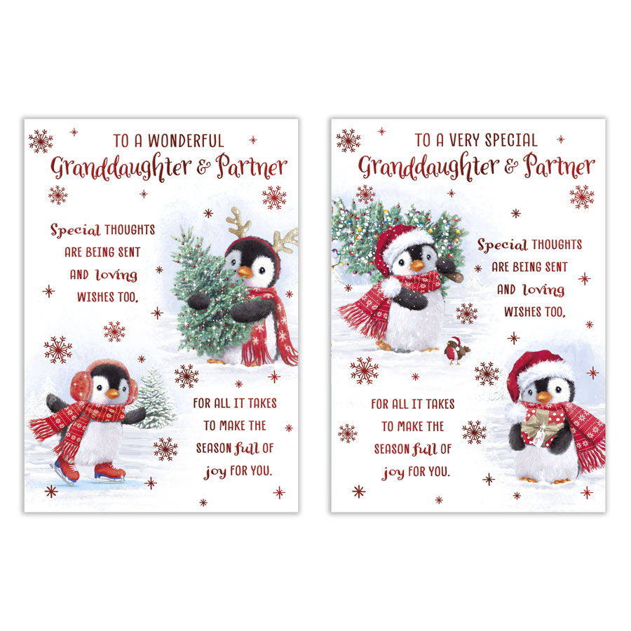 Poppyhill C50 Christmas Granddaughter & Part 12pk