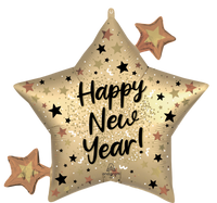 Anagram Natural Sparkle New Year 29" Foil Balloon