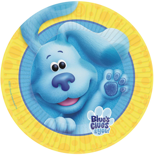 Amscan 8 Pack Plates Blue's Clues 9