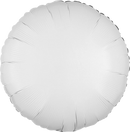 Anagram Foil Balloon Opaque White Round 18"
