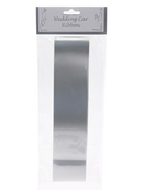 Wedding Car Ribbon 9m - Silver
