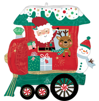 Anagram North Pole Train 28" Foil Balloon