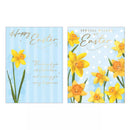 Tiger Feet Easter acetate cards, 240 pack with 24 sets of 10 cards each, featuring colorful tiger footprints and festive designs.