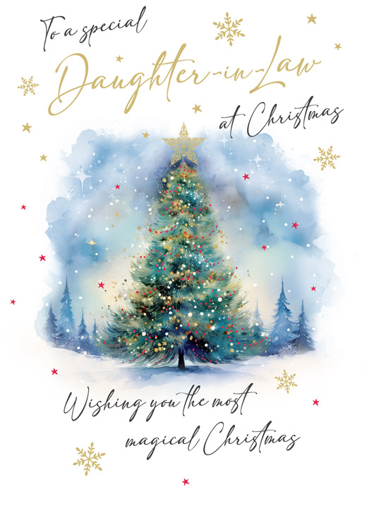 Regal 6 Pack C75 Cards Christmas Daughter-In-Law