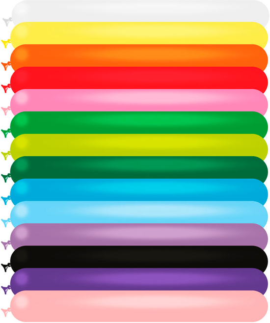 Decotex Pro Assorted Modelling 260Q 100pk