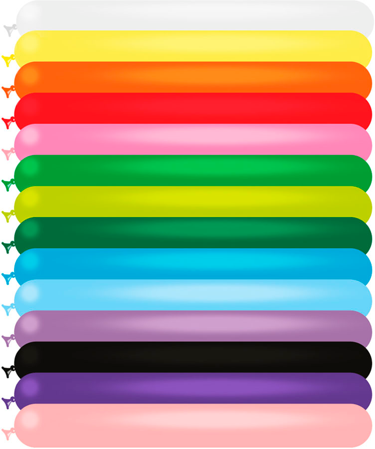 Decotex Pro Assorted Modelling 260Q 100pk