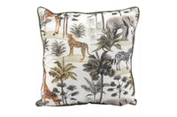 Sifcon Safari Print cushion in 45x45cm with a wildlife-inspired design, perfect for adding a stylish touch to home decor.