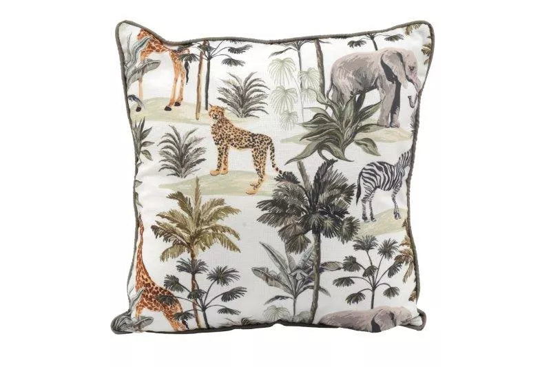 Sifcon Safari Print cushion in 45x45cm with a wildlife-inspired design, perfect for adding a stylish touch to home decor.