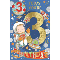 Xpress Yourself C75 Birthday Age 3 6pk