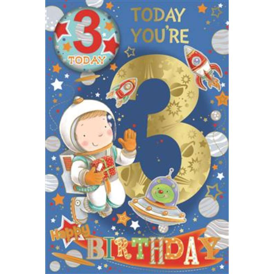 Xpress Yourself C75 Birthday Age 3 6pk