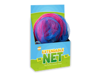 Extendable net toy by Gem Imports, with colorful mesh that can be expanded or retracted for versatile play and outdoor fun.