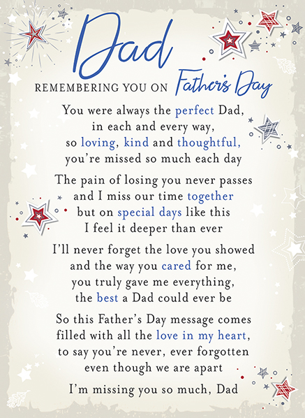 Regal 6 Pack Cards S2 Dad Memorial