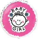 Flexmetal Foil Balloon Baby Girl 18