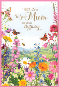 Simon Elvin 6 Pack Cards C50 Birthday Mum