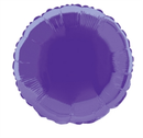 Unique Foil Balloon Deep Purple Round 18