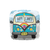 CTI Foil Balloon Happy Camper 10"