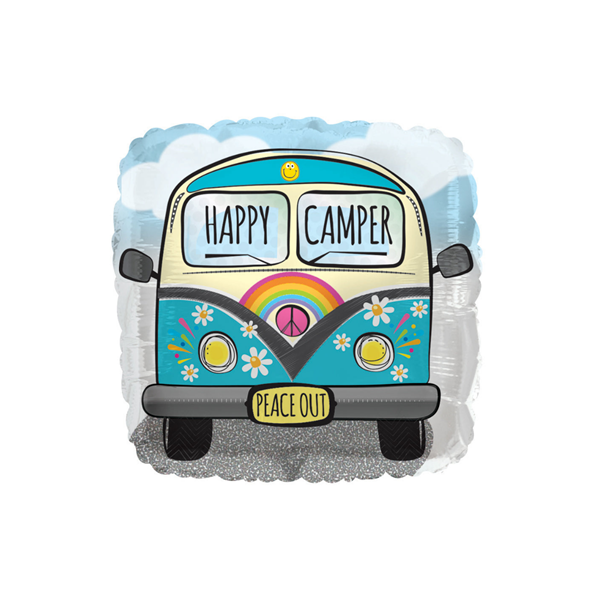CTI Foil Balloon Happy Camper 10"